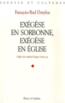Exégèse en Sorbonne, exégèse en Église vignette